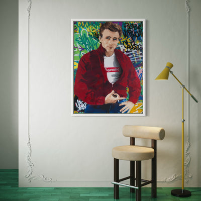 James Supreme - Limited Edition Street Art Print by Spencer Couture