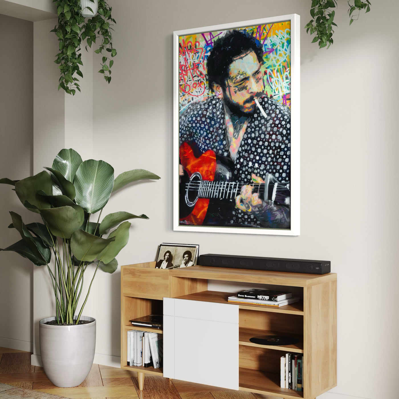 Post Malone - Limited Edition Street Art Print by Spencer Couture