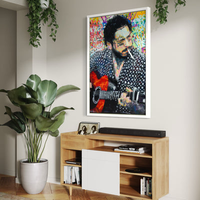 Post Malone - Limited Edition Street Art Print by Spencer Couture