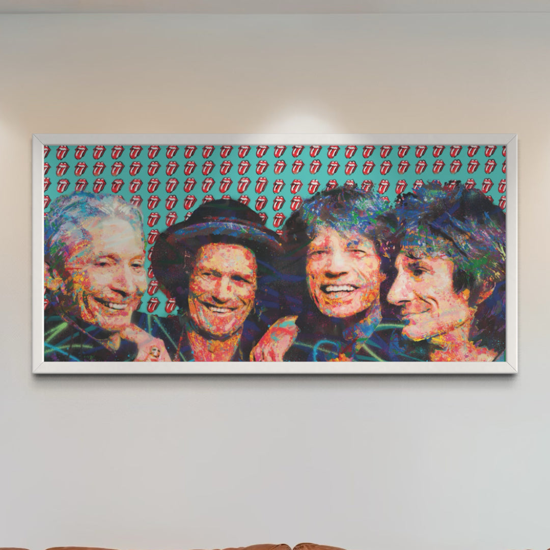 Rolling Stones- Limited Edition Street Art Print by Spencer Couture
