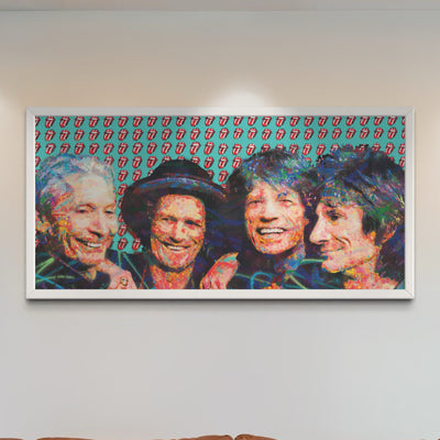 Rolling Stones- Limited Edition Street Art Print by Spencer Couture