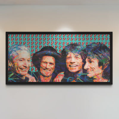 Rolling Stones- Limited Edition Street Art Print by Spencer Couture