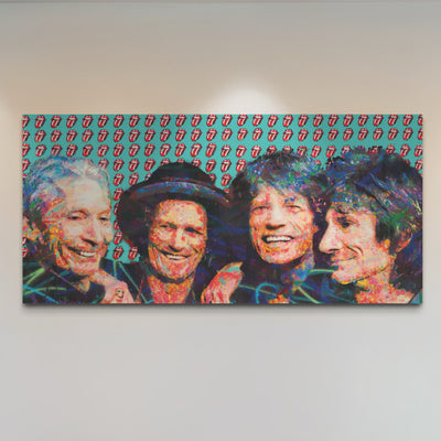 Rolling Stones- Limited Edition Street Art Print by Spencer Couture
