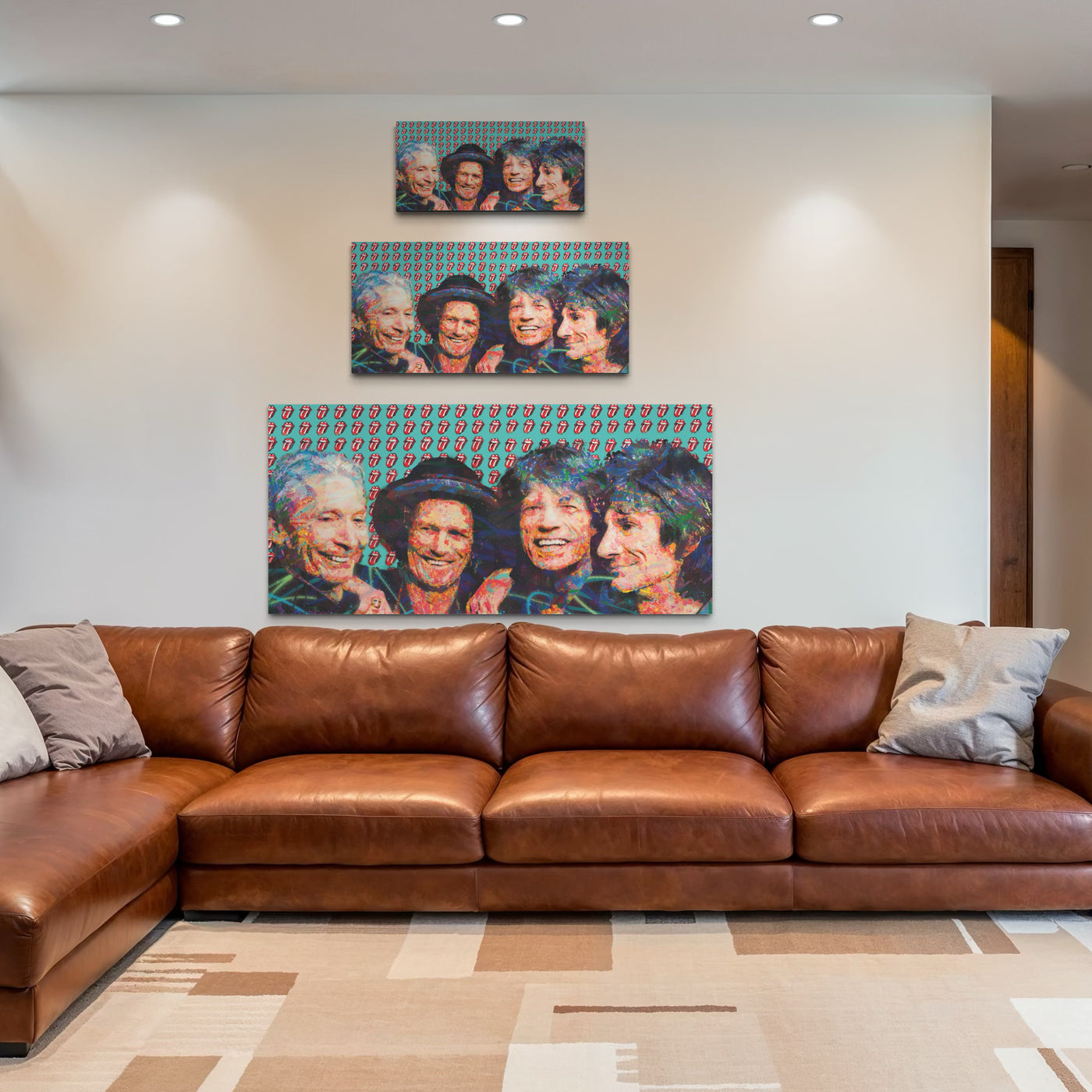 Rolling Stones- Limited Edition Street Art Print by Spencer Couture