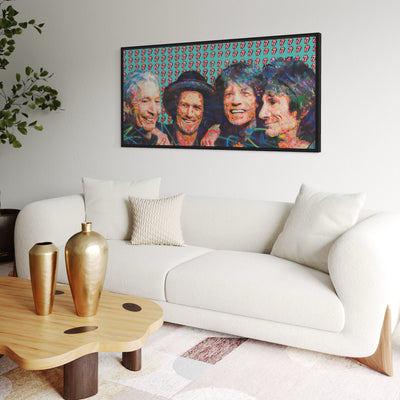 Rolling Stones- Limited Edition Street Art Print by Spencer Couture