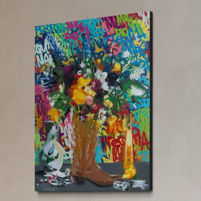 Tequila Made Me Do It - Limited Edition Street Art Print by Spencer Couture