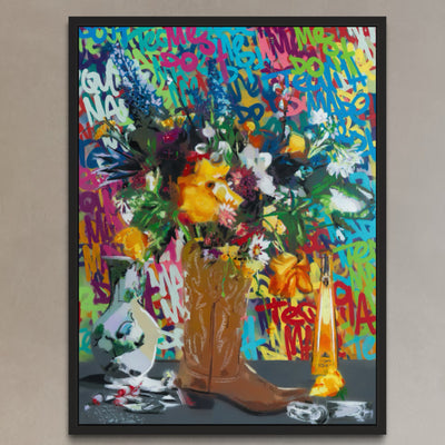 Tequila Made Me Do It - Limited Edition Street Art Print by Spencer Couture