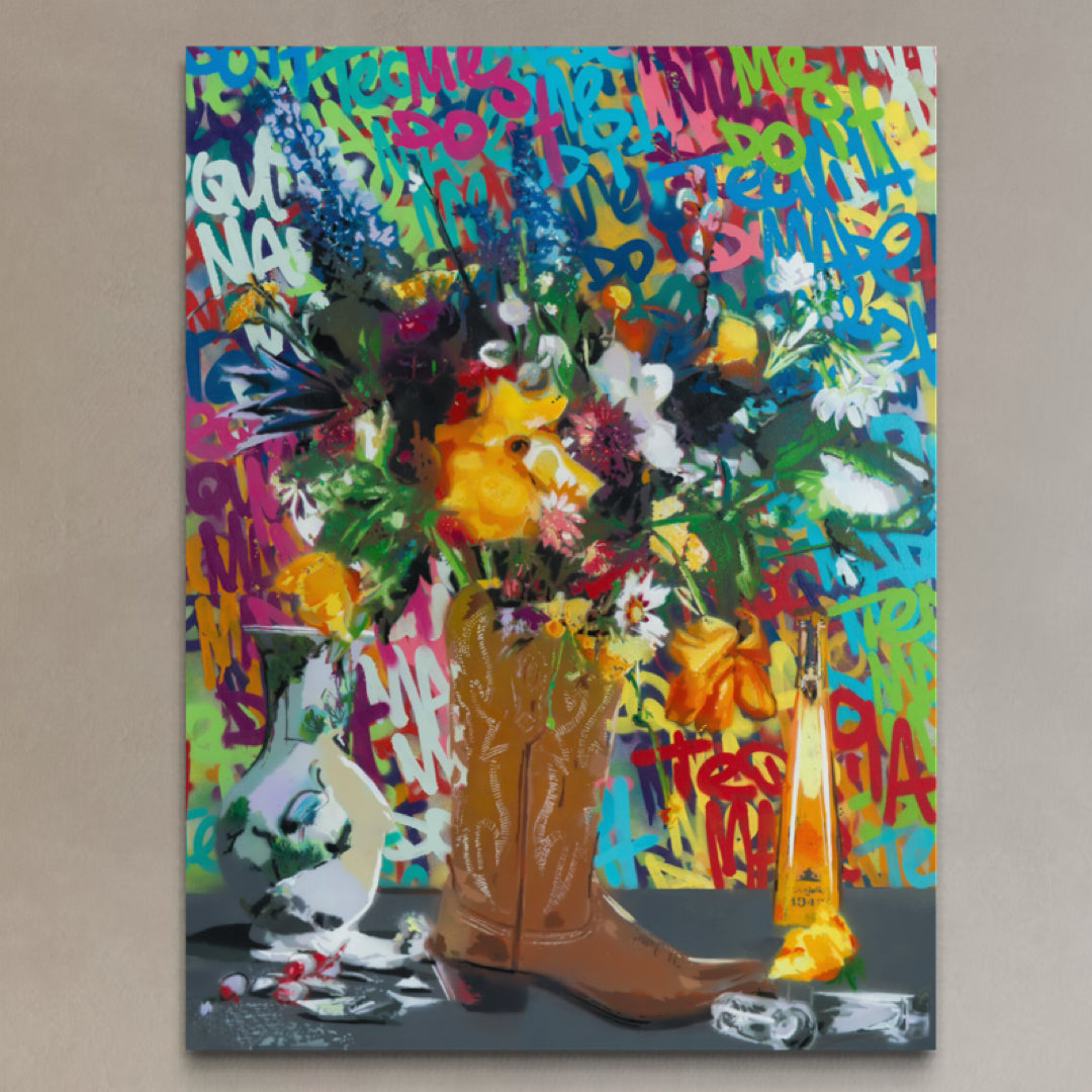 Tequila Made Me Do It - Limited Edition Street Art Print by Spencer Couture