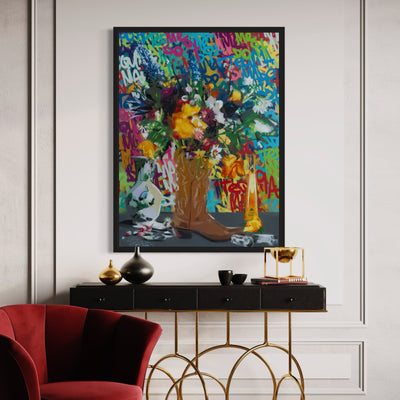 Tequila Made Me Do It - Limited Edition Street Art Print by Spencer Couture