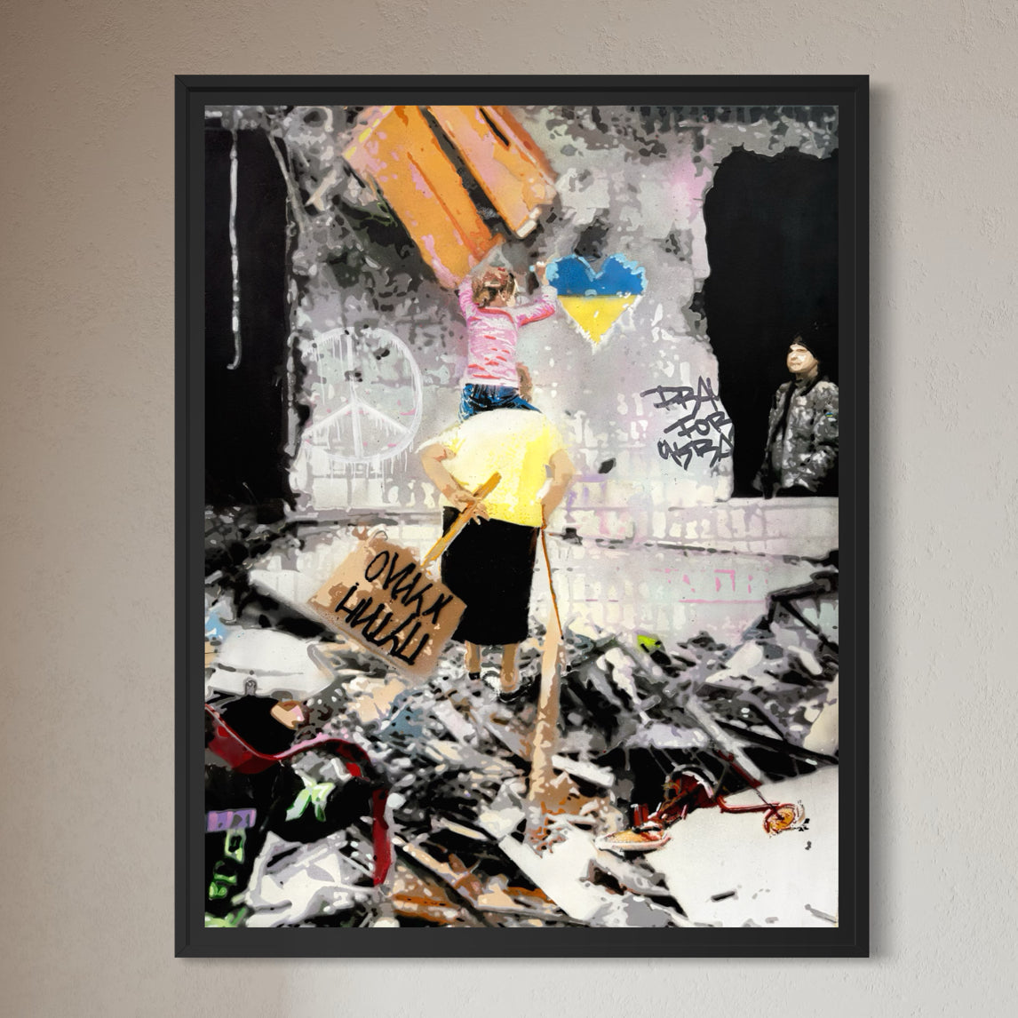 Time and Innocence Lost - Limited Edition Street Art Print by Spencer Couture