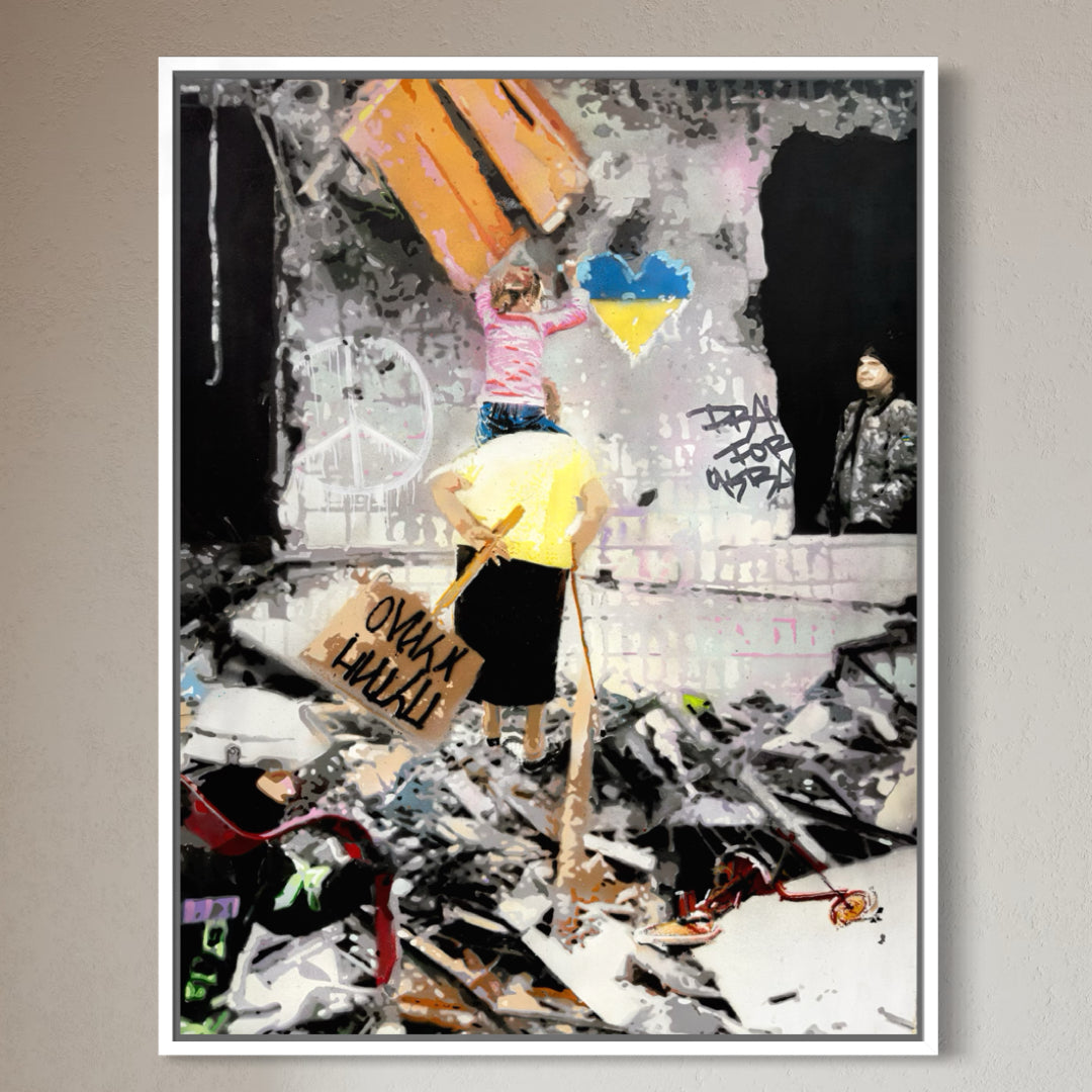 Time and Innocence Lost - Limited Edition Street Art Print by Spencer Couture
