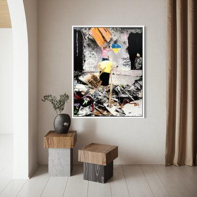 Time and Innocence Lost - Limited Edition Street Art Print by Spencer Couture