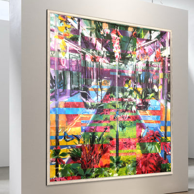 When Nature Takes Over - Original Spray Paint on Subway Maps