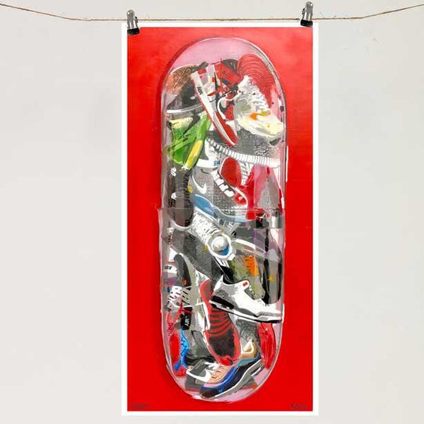 Sneaker Addict Vice Pill - Limited Edition Street Art Print by Spencer Couture