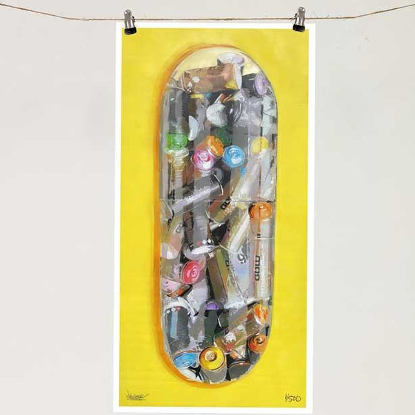 Spray Addict Vice Pill - Limited Edition Street Art Print by Spencer Couture