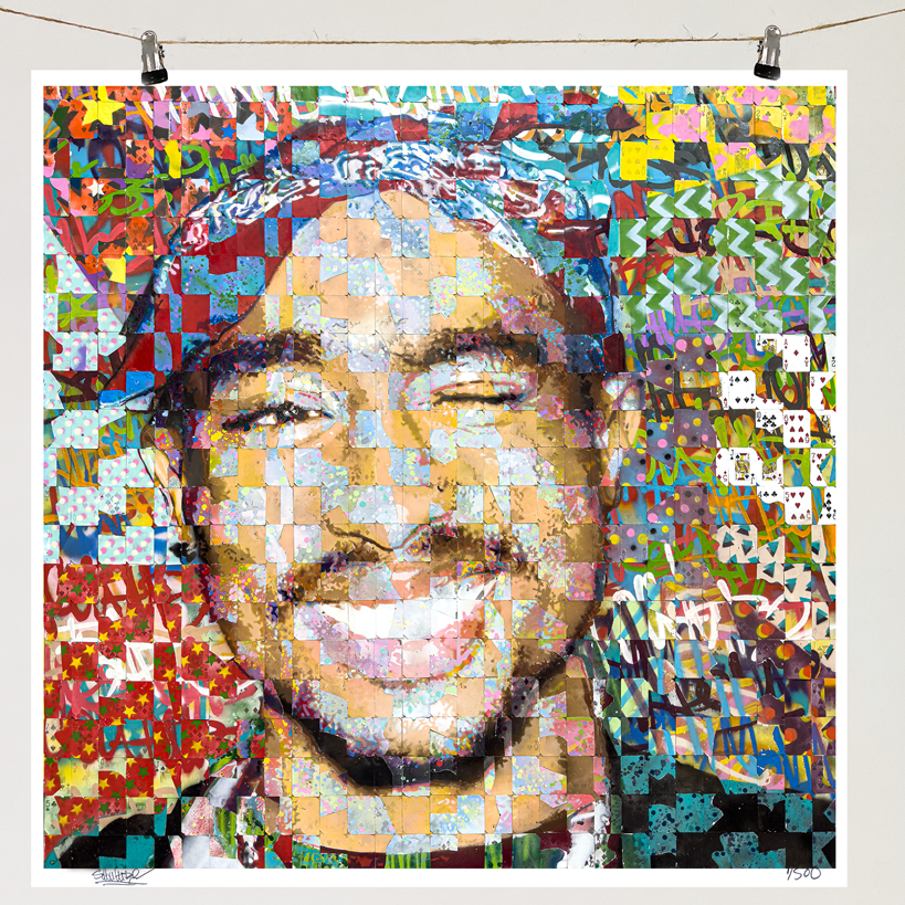 2 Pac's Smile Limited Edition-Giclée