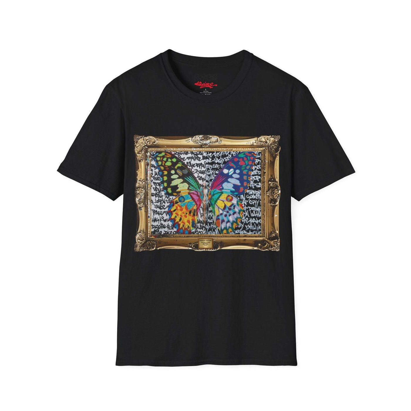 Two Sides to Every Butterfly Artist T-Shirt - Spencer Couture