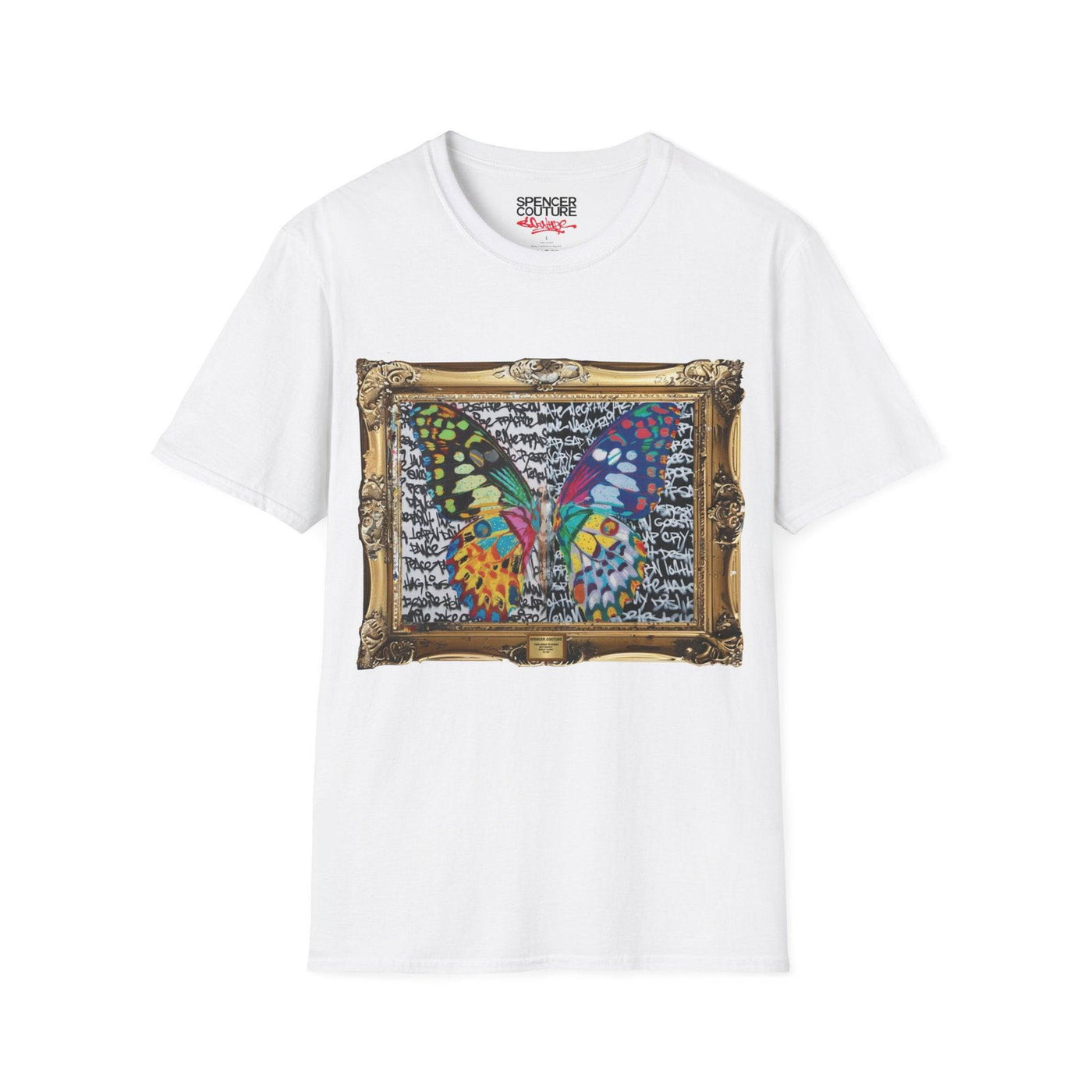 Two Sides to Every Butterfly Artist T-Shirt - Spencer Couture