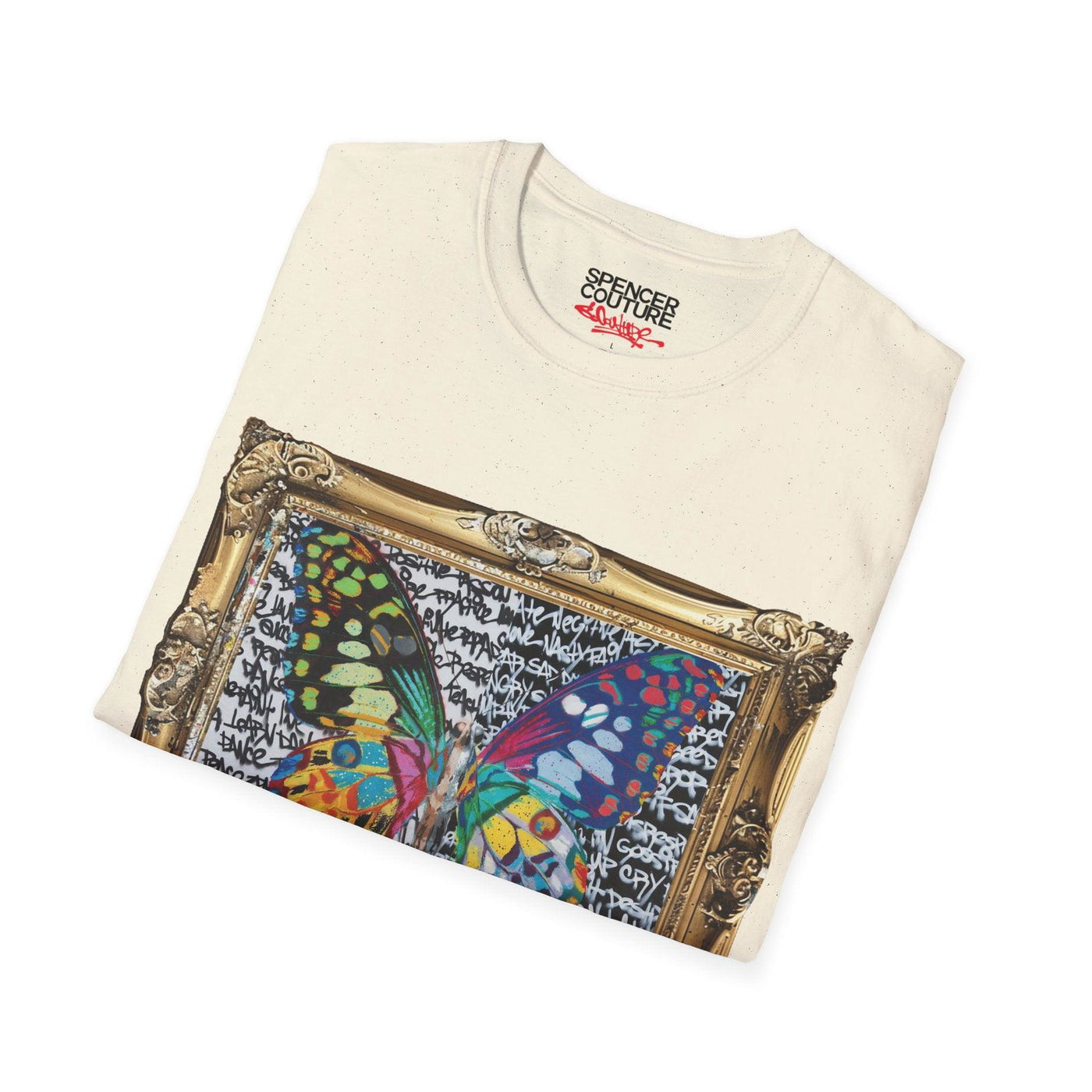 Two Sides to Every Butterfly Artist T-Shirt - Spencer Couture