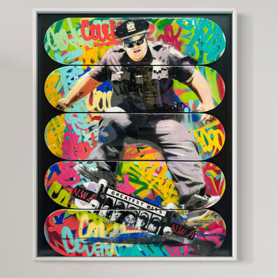 Officer Slay - Limited Edition Street Art Print by Spencer Couture