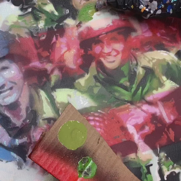 A Heros Flag - Limited Edition Street Art Print by Spencer Couture